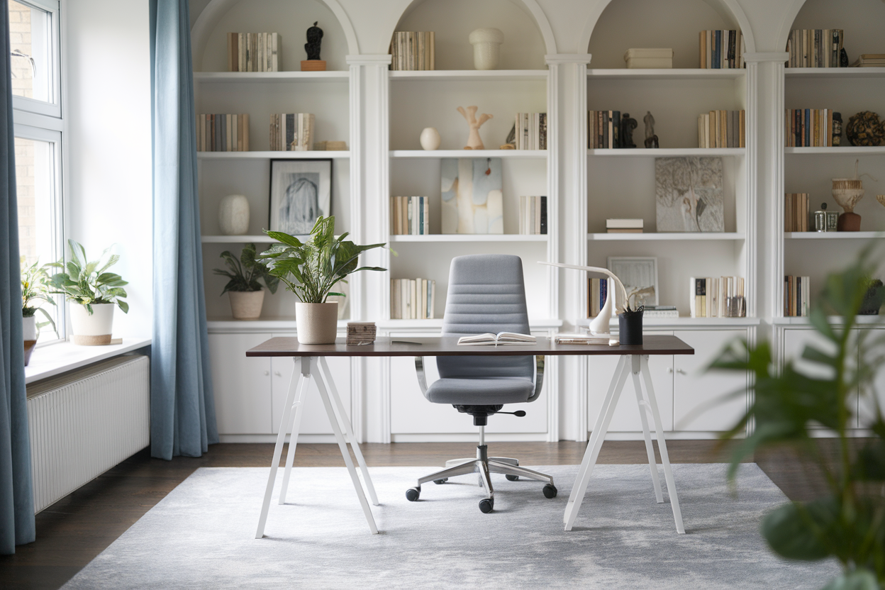 Comment organiser un espace de travail inspirant à la maison après des travaux ?