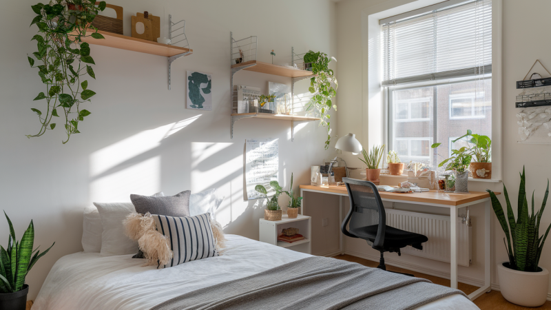 Comment créer un espace de travail inspirant dans une petite chambre ?