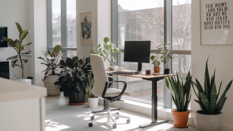 Comment créer un espace de travail inspirant à la maison ?